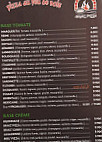 BRAIZ PIZZA menu