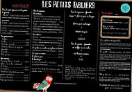 Les petits tabliers menu