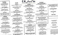 Ck Pearl menu