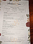 Snowy Owl Innkeepers Lodge menu