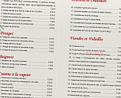 Le Mastroquet menu