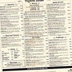 Chef And Brewer Tigers Head menu