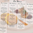 Le Cosi menu