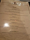 The Pilbara Room menu