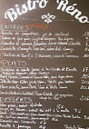 Bistro Reno menu