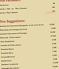 Restaurant le Delorme menu