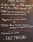 La Vespa Des Carmes menu