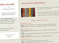 L'Ariana menu