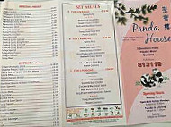 Panda House menu