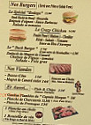 La Tabatière menu