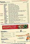 L'artisan Pizzaiolo menu