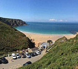 Plemont Beach Cafe outside