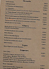 Les Arcades menu