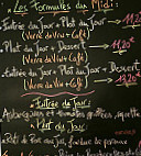 Le Cheverus Café menu