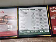 Subway menu