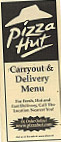 Pizza Hut menu