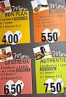 La mie caline menu