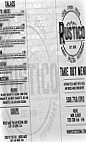 Rustico Pizza menu