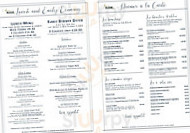 Maison Bleue Le Bistrot menu