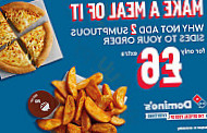 Domino's Pizza food