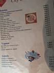 City d'Asie menu