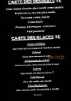 Auberge le Village menu