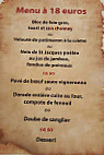 Le Barbusse menu