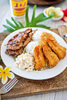 L L Hawaiian Barbecue food