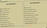 RESTAURANT le 613 menu