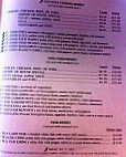 Thai Cafe menu