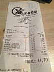 Xef Pirata Gastro menu