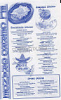 El Cerro Grande menu