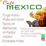 Café Mexico Hamburg Tequila menu