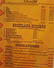 Dos Copas Mexicano Grill menu