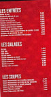 La Baie D'halong Roscoff menu