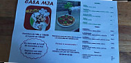 La casa mia menu