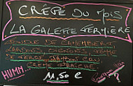 Le Pourquoi Pas menu