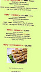 Dragon D'Or menu