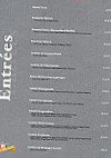 Le Poirier menu