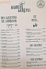 Marché Ô Crêpes menu