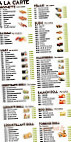 Simple Sushi menu