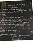 La Passerelle menu