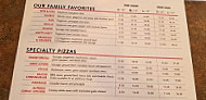 Detello's Pizza Pasta menu