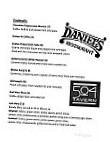 504 Tavern menu