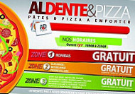 Aldente Pizza menu