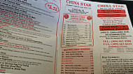 China Star menu