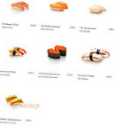 Sushi Paradise menu