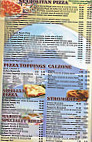 Mario's Pizza menu