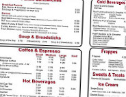 Over Coffee menu