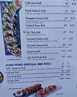 Niko Niko Sushi menu